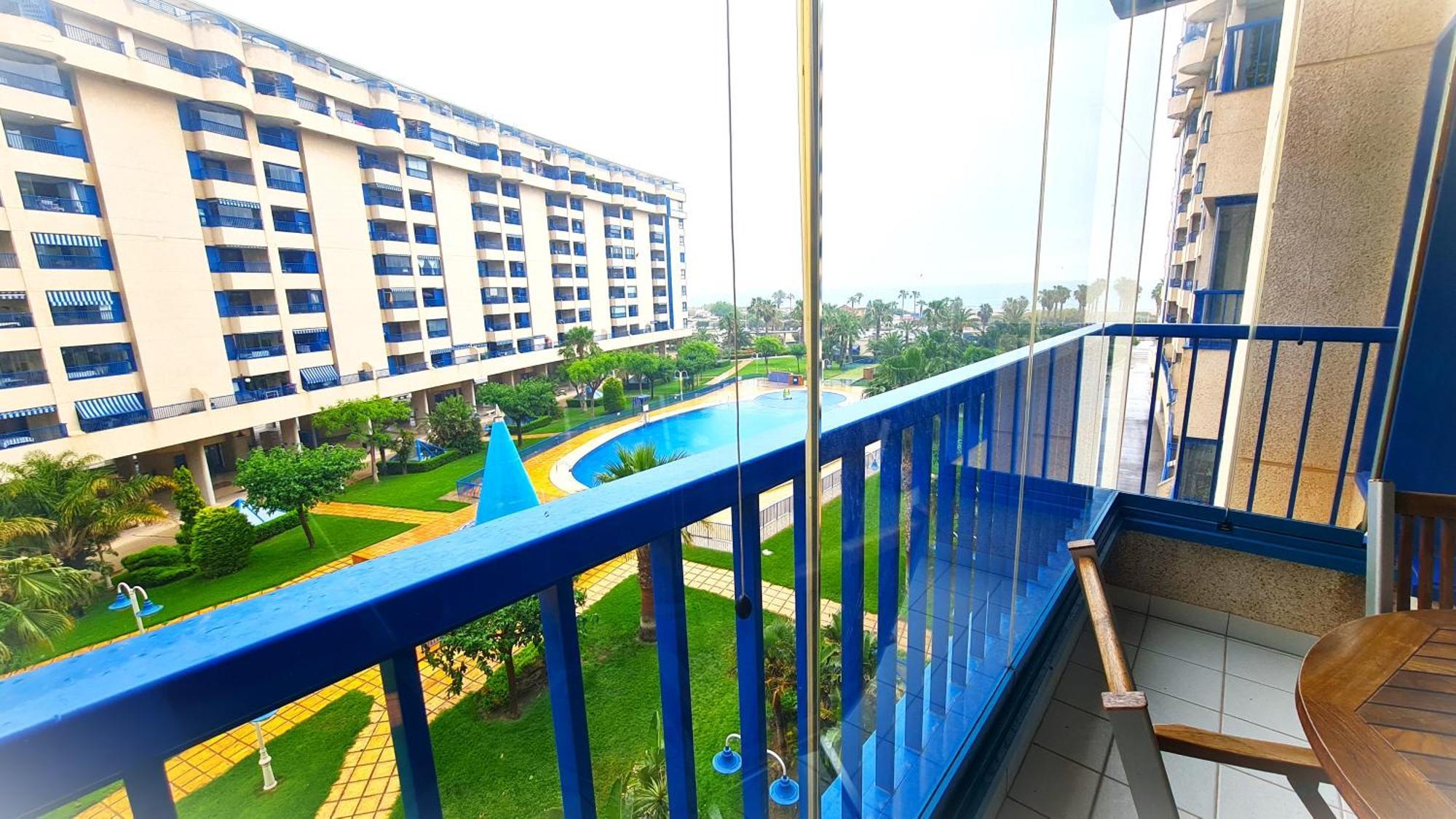 Beach Valencia Luxury D15-9 Apartment With Terrace And Sea Views With Two Rooms Valência Exterior foto