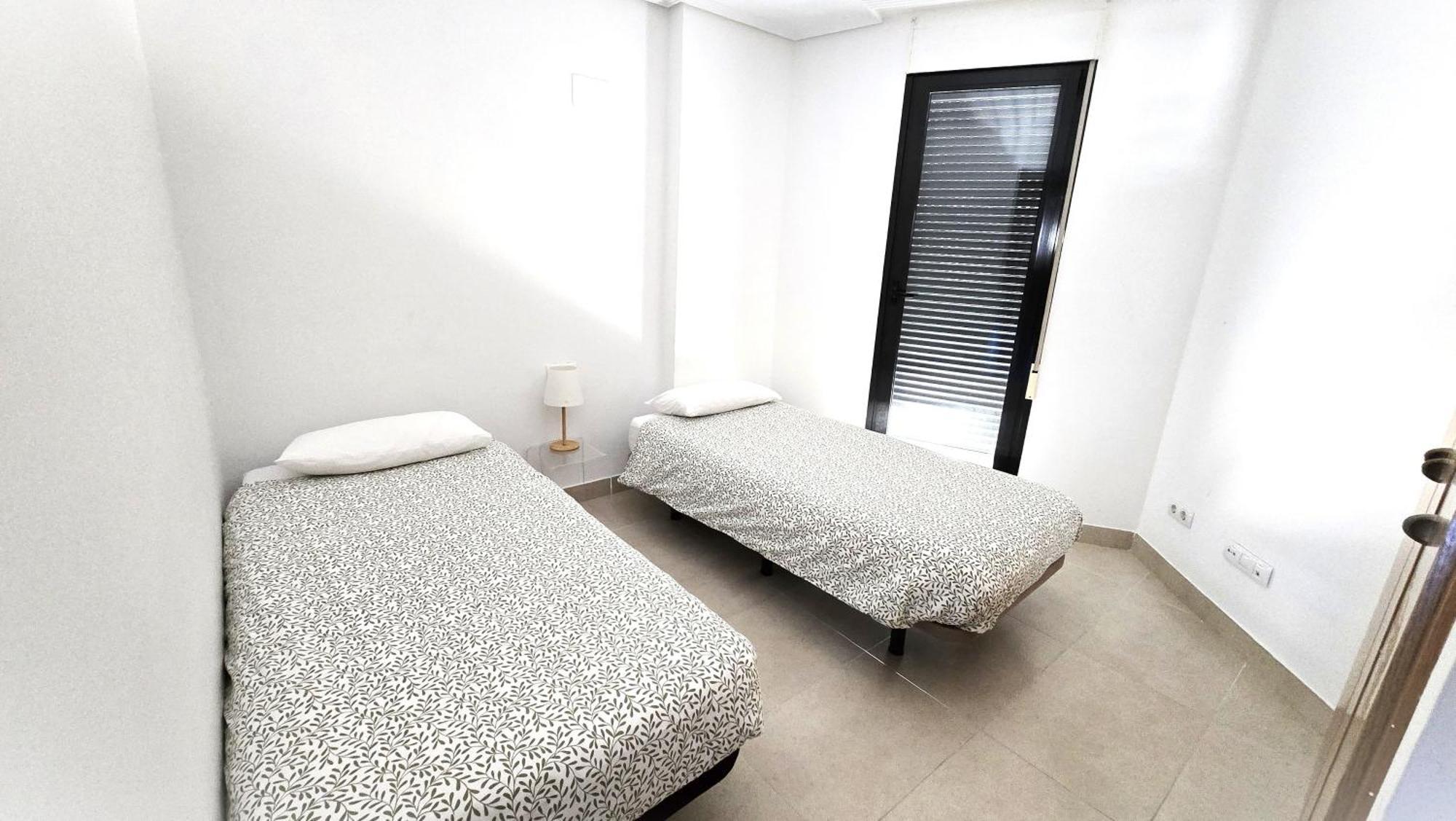 Beach Valencia Luxury D15-9 Apartment With Terrace And Sea Views With Two Rooms Valência Exterior foto